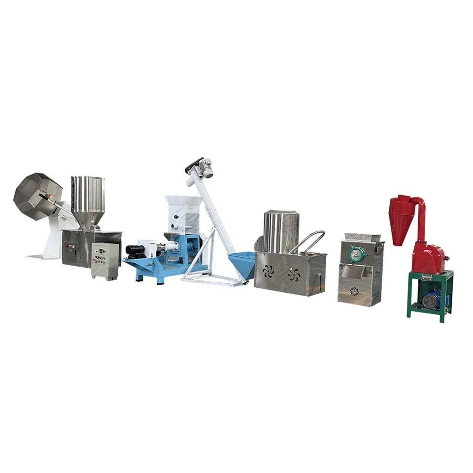 דגים ושרימפס מזינים קו ייצור גלולה